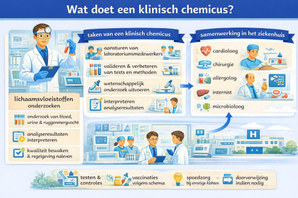 Alles over het beroep klinisch chemicus Wat doet een klinisch chemicus